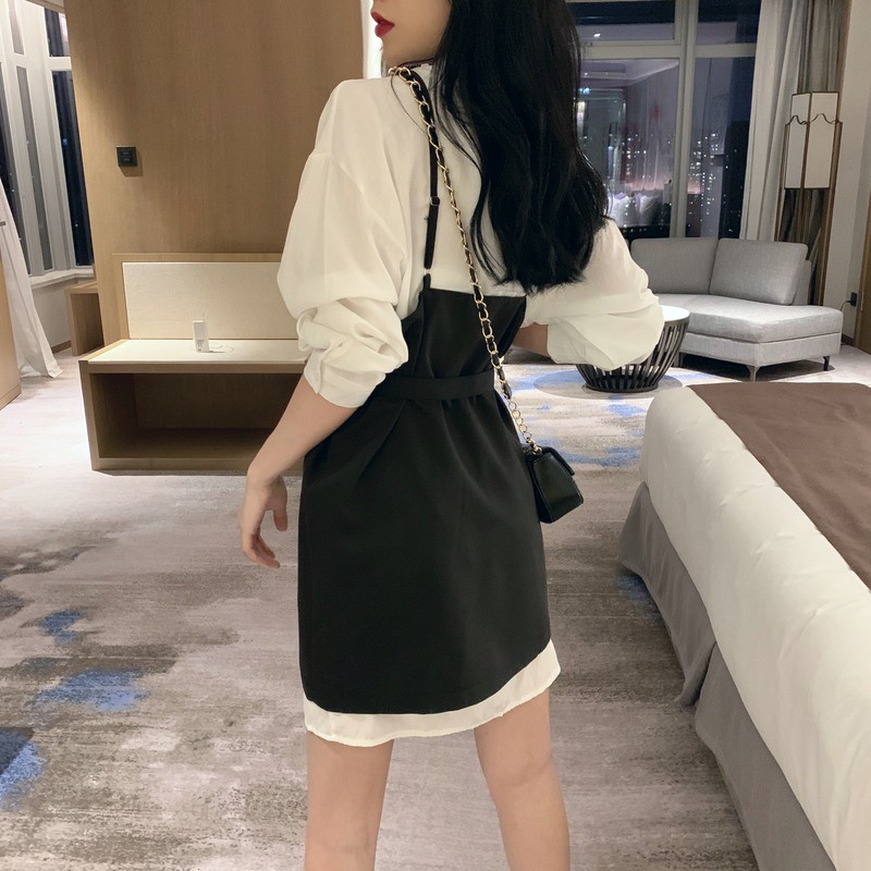 [SẴN] Đầm yếm Ulzzang Quảng Châu DVN18