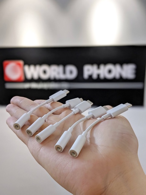 Cáp, Jack chuyển tai nghe Type C - 3.5mm chính hãng Google bóc máy mới 100%