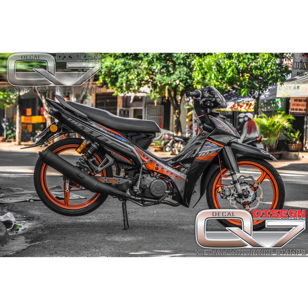 Tem Rời Sirius 110 ZR CAM ĐEN