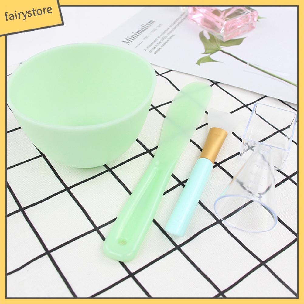 [Hàng mới về] Bộ dụng cụ làm mặt nạ thủ công chất liệu silicon tiện dụng chất lượng cao