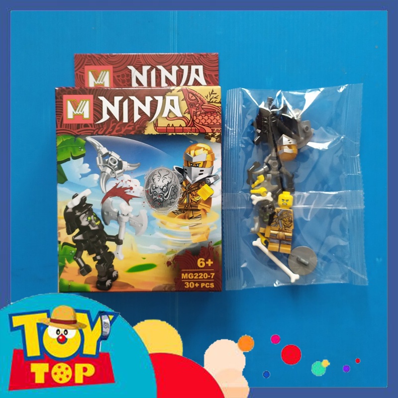 Combo 8 mẫu ( 16 mini ) lắp ráp ghép ninjago SS13 minifigures ninja chiến đấu cùng các ác nhân xếp hình MG220