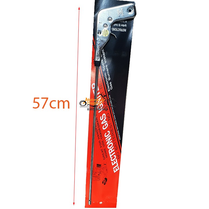 Mồi bếp ga - Súng đánh tia lửa mồi bếp ga MADE IN JAPAN SPARK L- INOX 57CM