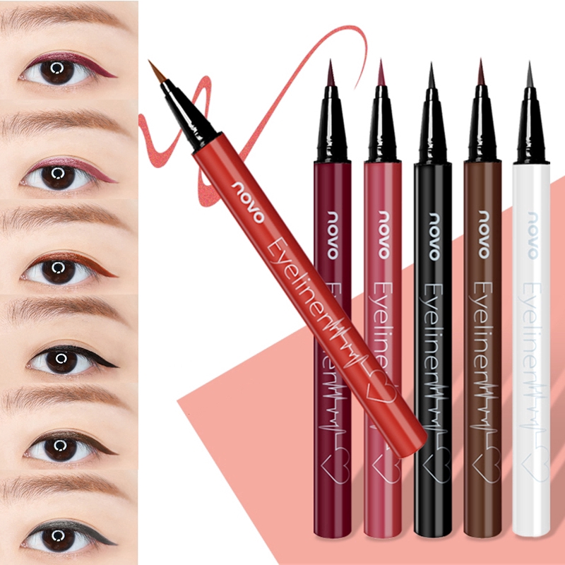 COD+Bút kẻ mắt NOVO 6 màu chống nhòe nhanh khô siêu mượt | BigBuy360 - bigbuy360.vn