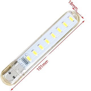 Đèn Mini USB 8 LED ánh sáng trắng
