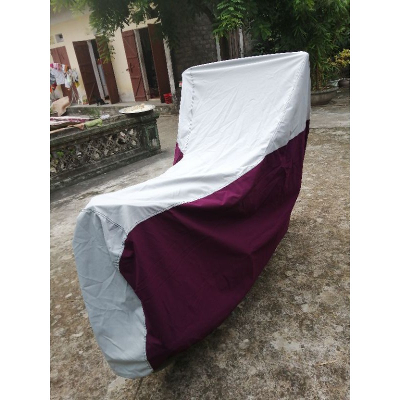 Loại Dày chống nước - Bạt phủ xe máy Vải Dù cho xe ga, xe số, môtô PKL