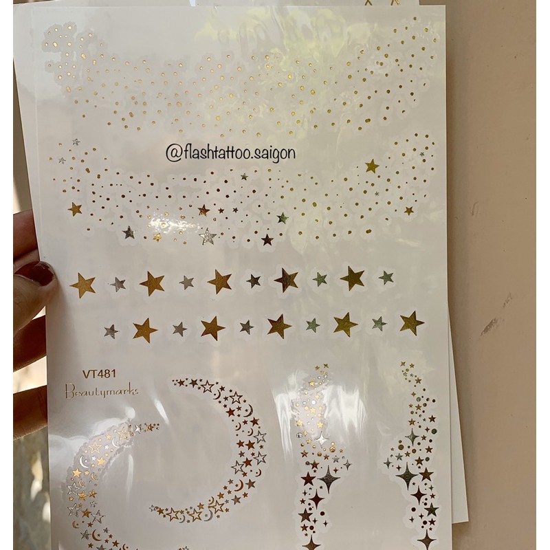 Face tattoos dán mặt