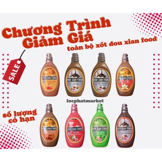 Sốt topping douxian hàng huy đủ vị chai 700ml