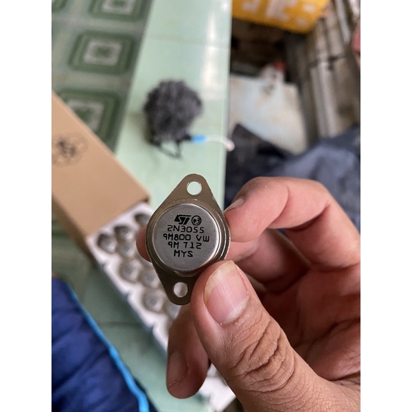 2n3055 sò sắt chính hãng malaysia nhân to chip bự