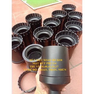 Hút mặt xoay hồ Koi, Bể cá, lọc váng phi 114 thu về đủ cỡ ống