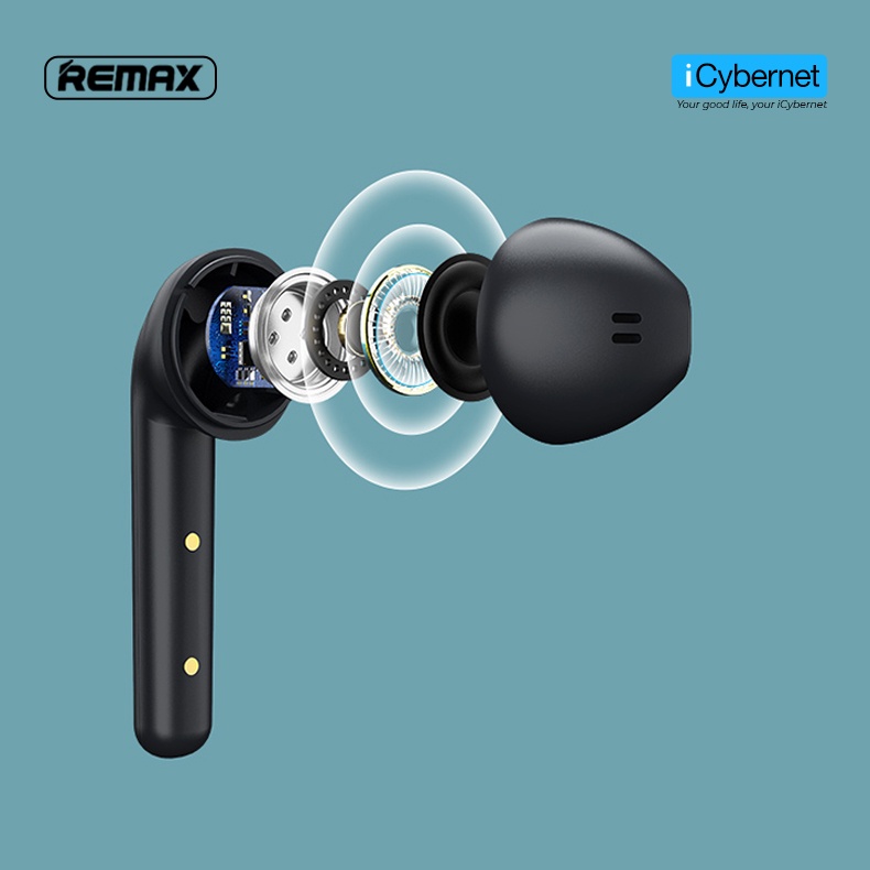 Tai nghe bluetooth không dây nhét tai REMAX TWS-11 ICYBERNET - Hàng chính hãng