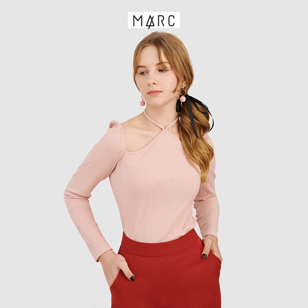 Áo thun nữ MARC FASHION gân tay dài cổ yếm | BigBuy360 - bigbuy360.vn