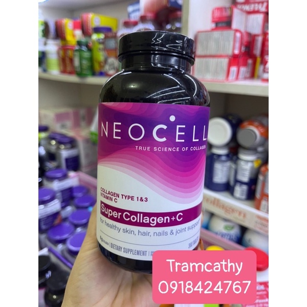 Collagen Neocell super collagen+c hàng mỹ ,colagen neocell 360 viên
