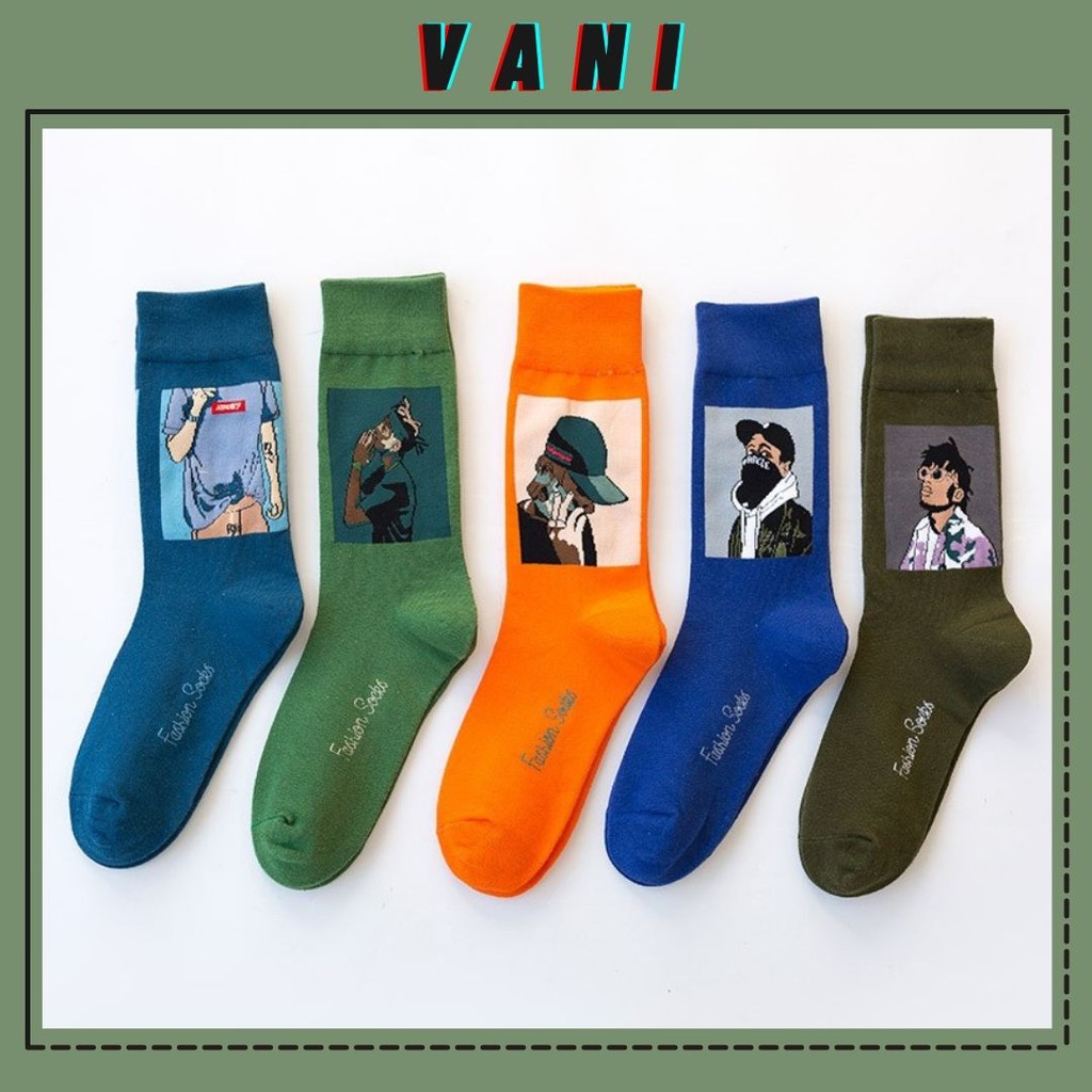 Tất Vớ Gân Tăm Hình Swang Unisex Nam Nữ - Vani Store [TAT00052]