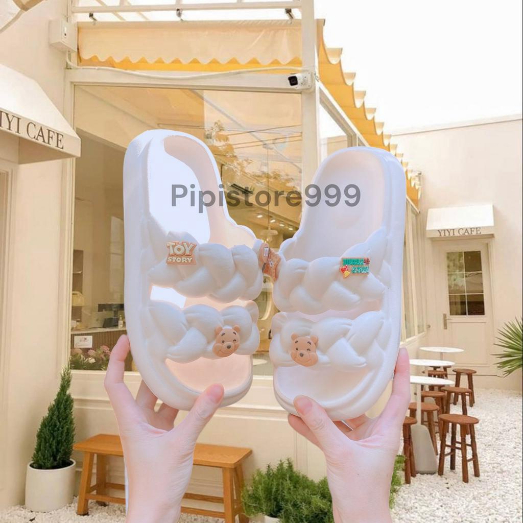 Tăng 1 sz Dép Lê Bánh Mì 2 Quai Ngang Tết Hot Trend 2023 Tặng Kèm Stick Cực Xinh G122