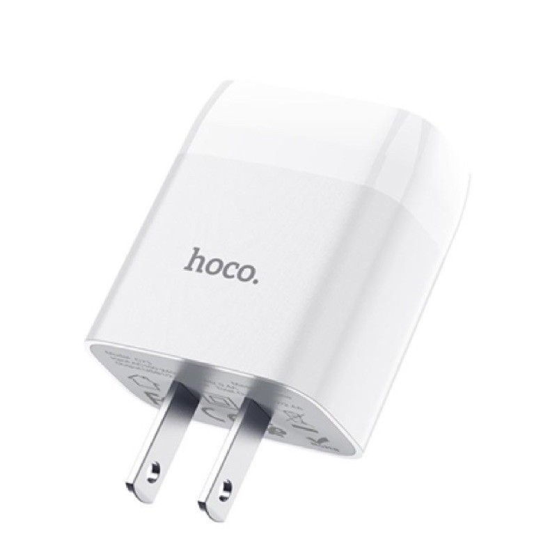 ✅Cốc sạc nhanh 2 cổng USB C73/C73A  Hoco-Dòng điện ra 2.4A.Củ sạc nhanh IPhone/IPad/Xiaomi/Oppo/Huawei,Samsung