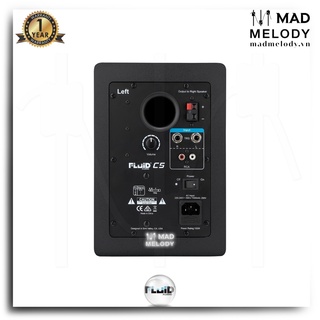 Fluid Audio C5 5 inches Studio Monitors, Black [loa kiểm âm, đen phối trắng, 1 cặp, NEW & chính hãng]