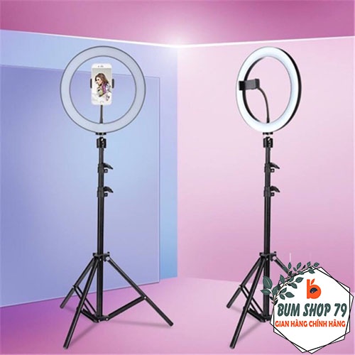 Đèn Livestream bán hàng chụp ảnh Make up trang điểm nhiều chế độ sáng, Cây Livestream có đèn hỗ trợ chụp hình quay video