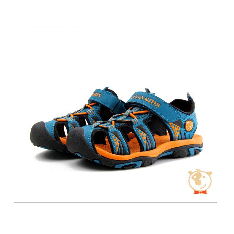 (T02) Sandal bé trai COGA KID kiểu mũi bít thể thao khỏe khoắn - Chống trơn trượt - Thoáng khí - Nhẹ chân