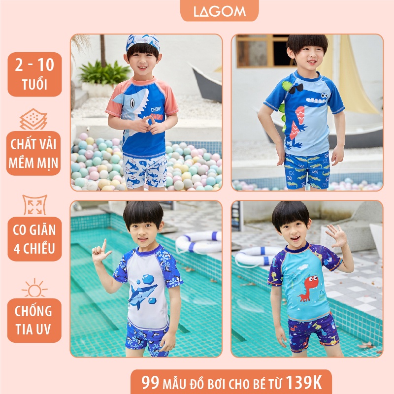 Đồ Bơi Cho Bé Trai Thân Rời Size Đại | Bộ Bơi Bé Trai Cao Cấp