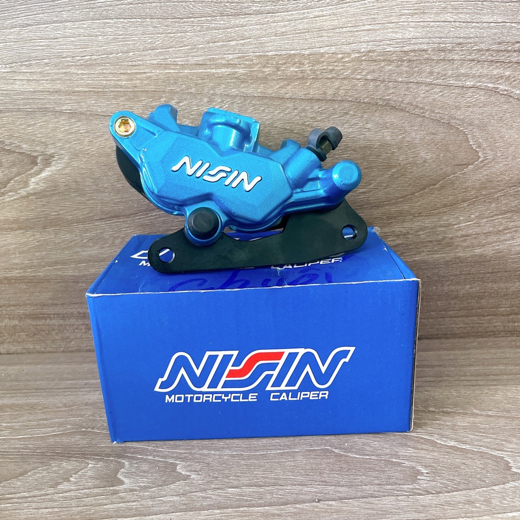 Heo 2 pis Nissin thái + Pát trước wave 100/zx/ Future neo/ dream xài đĩa 220mm lắp như zin
