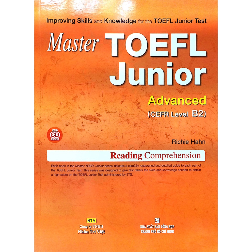 Sách Master TOEFL Junior - Advanced Level B2 (Kèm CD)