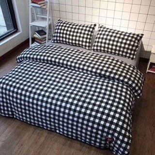 Set chăn ga gối 4 món cotton đũi muji