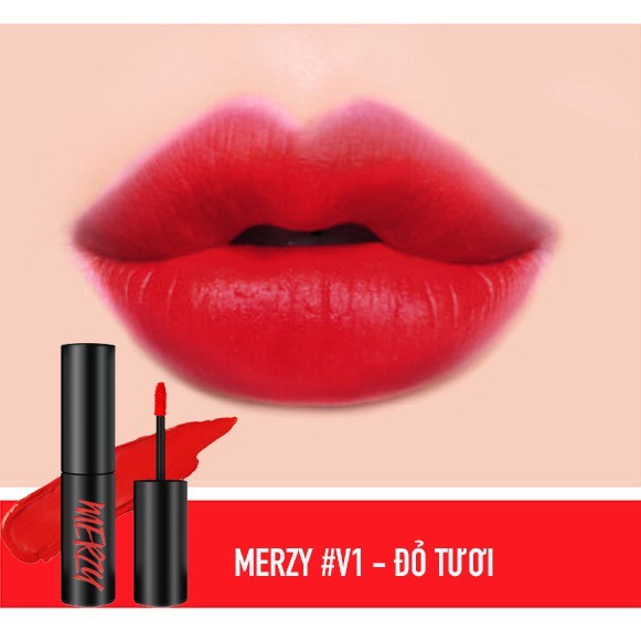 (Chính hãng) Son kem lì Merzy The First Velvet Tint 4,5g