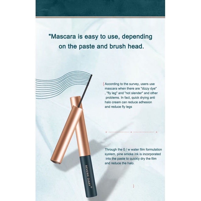 Mascara REVERIE DIARY chống thấm nước chuốt cong mi thời trang với 4 màu lựa chọn | BigBuy360 - bigbuy360.vn