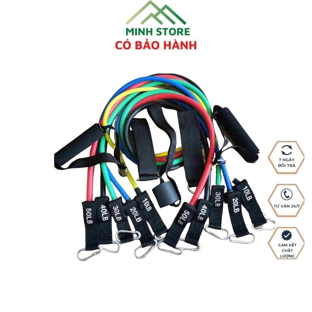 Dây Kéo Đàn Hồi Tập Thể Dục Cao Cấp, dây ngũ sắc tập gym