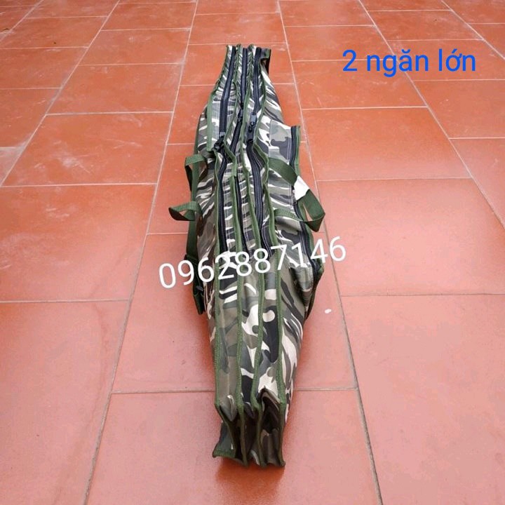 Túi đựng cần câu túi bao đựng cần câu 2 ngăn lớn siêu bền