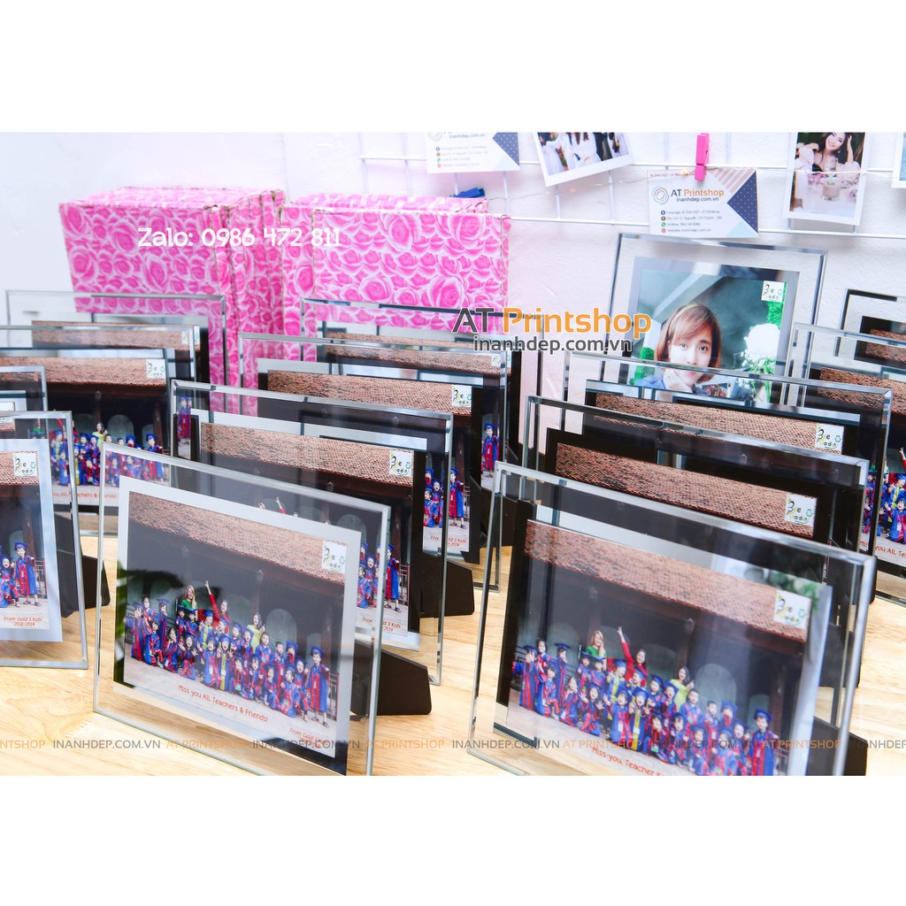 KHUNG ẢNH ĐỂ BÀN - Kính tràn sang trọng ngày cưới. | BigBuy360 - bigbuy360.vn