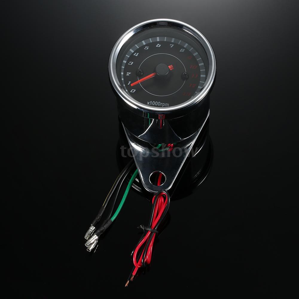 Bộ đồng hồ đo tốc độ / vòng tua cho xe máy 12V 13k RPM