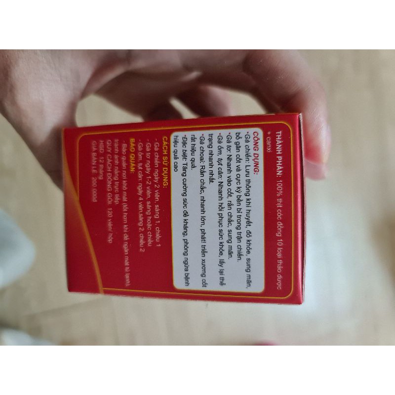 Linh Đan Cóc tặng 1 vỉ Kaitong