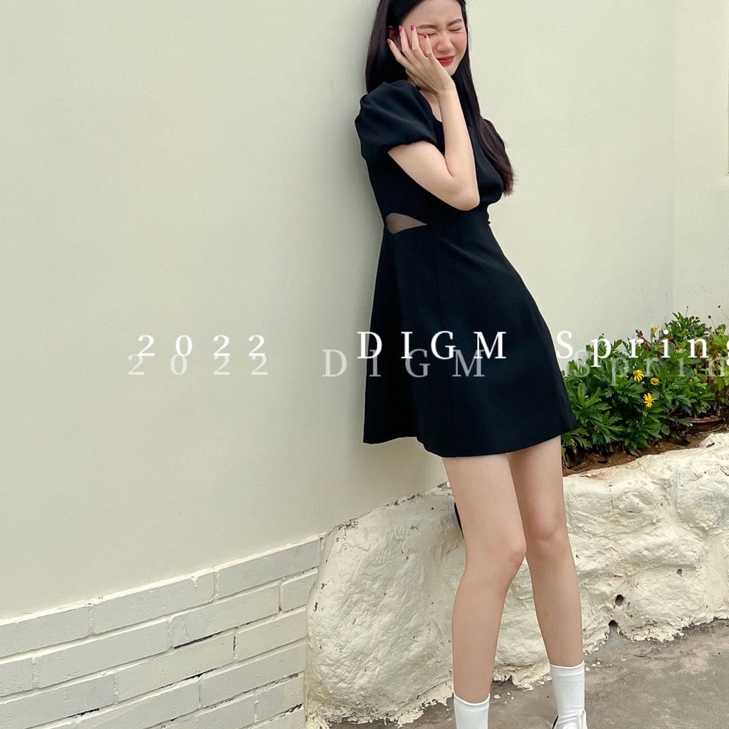 Đầm Chữ a Tay Ngắn Hở Eo Phong Cách Thời Trang Mùa Hè Mới  tao bao