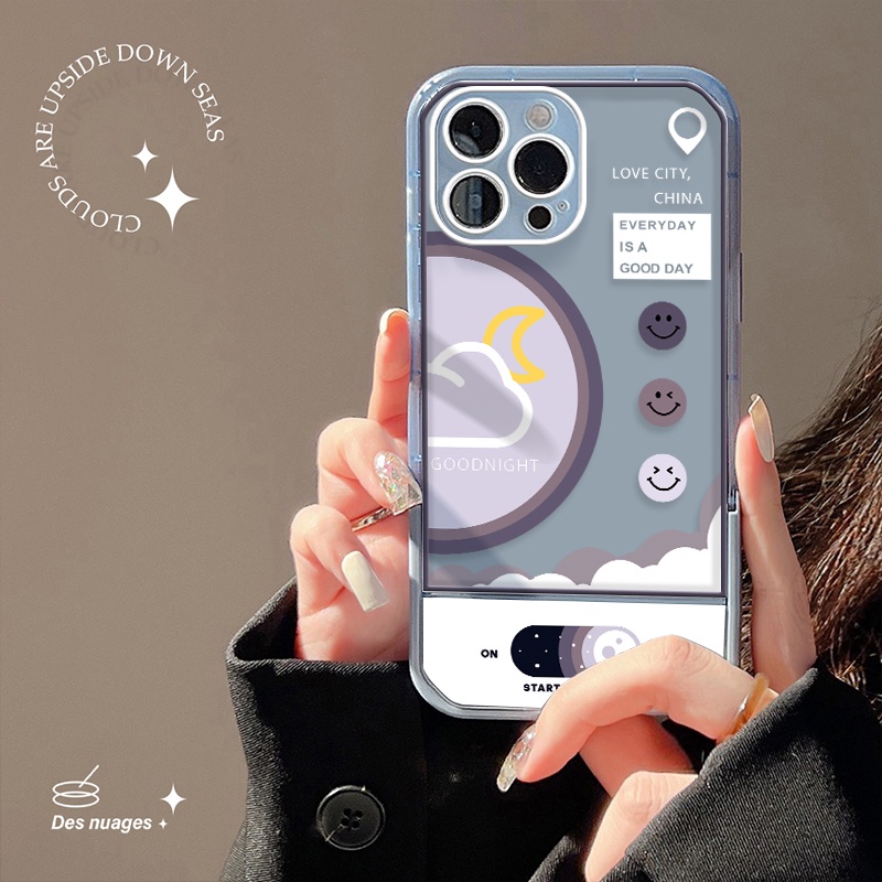 Ốp Điện Thoại Silicon Dẻo Trong Suốt Họa Tiết Dễ Thương Cho Iphone 13 12 11 Pro XS MAX X 8 7 6 Plus 13 Pro XR 12 SE 2020 Đứng