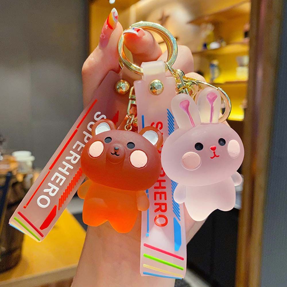 Móc Khóa Hình Động Vật Hoạt Hình Nhiều Màu Sắc Dễ Thương