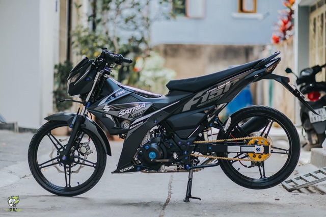 Bộ Dè Sau Satria Raider Fi 3 món Chính hãng Suzuki Indo