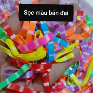  (25gam) 1 túi thun cột tóc đại (màu/trong/đen)