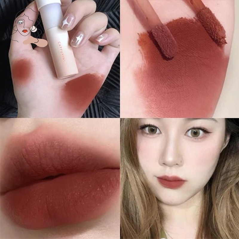 Son Môi Dạng Lỏng Lâu Trôi Chống Thấm Nước Màu Nhung Lì Gợi Cảm Thời Trang