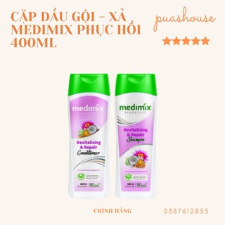 [CHÍNH HÃNG] CẶP DẦU GỘI XẢ MEDIMIX PHỤC HỒI, NUÔI DƯỠNG TÓC CHẮC KHỎE TỪ SÂU BÊN TRONG 400ML/CHAI