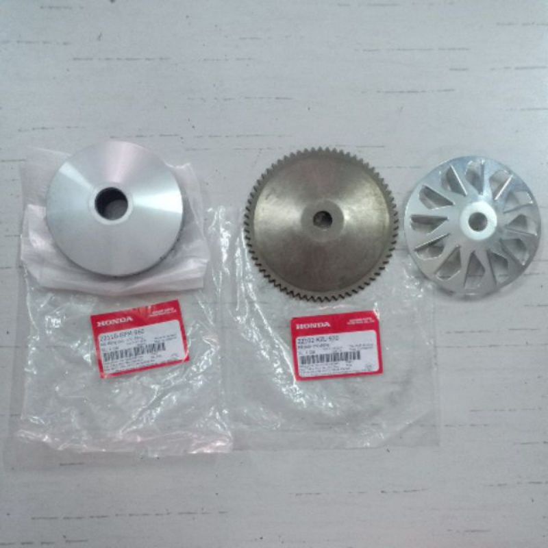 Cặp Nhôm Nồi Chén bi + Cánh quạt Air Blade 110 FI/ Vision 110 Đời đầu ( CÓ BÁN LẺ )