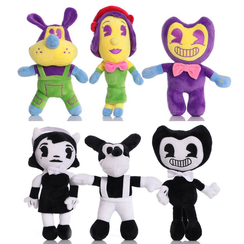 Bendy and the Ink Machine Plush Doll Figure Toy Colorful Alice Boris Toy Gift