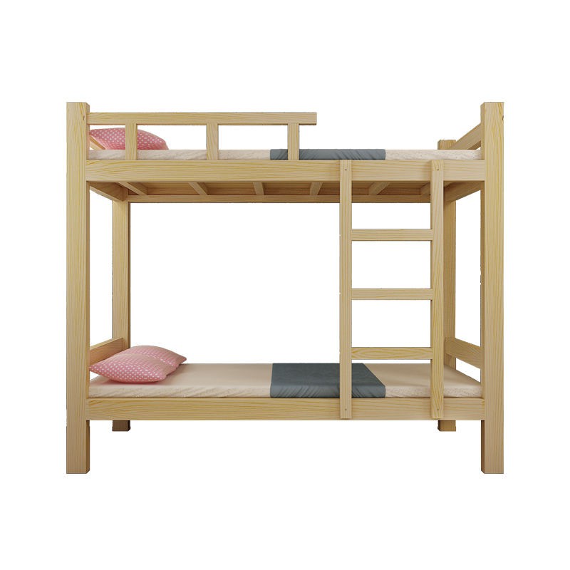 Giường tầng gỗ đặc dành cho người lớn ký túc xá sinh viên nhân cao và thấp ngủ thông trẻ em <