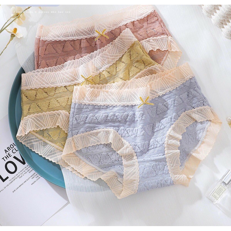 Quần Lót Ren Màu Dễ Thương Mềm Mịn Mẫu Mới Hot 258