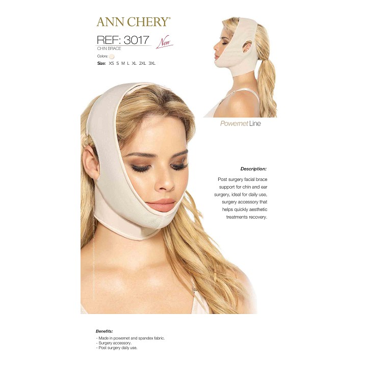 Đai nịt mặt - Gen định hình Cằm V-LINE Ann Chery 3017- Đai nâng cơ mặt- Đai định hình sau phẫu thuật