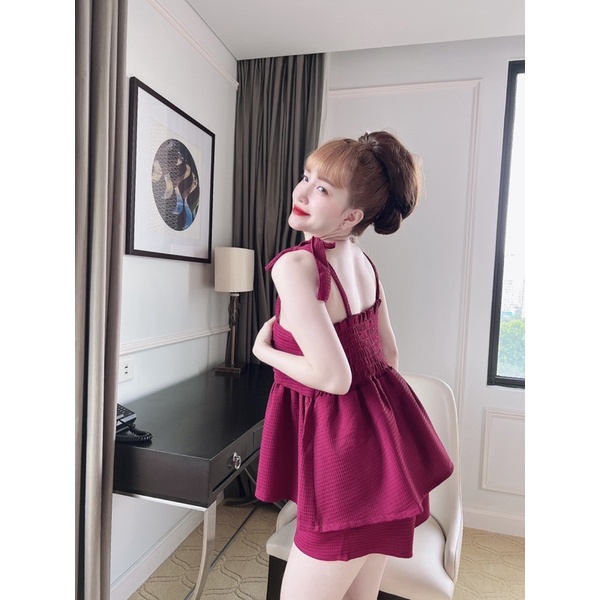 [BIGSIZE] Bộ Đùi Hai Dây 50-100kg Bigsize  Cao Cấp Mặc Nhà Cho Nàng Múp