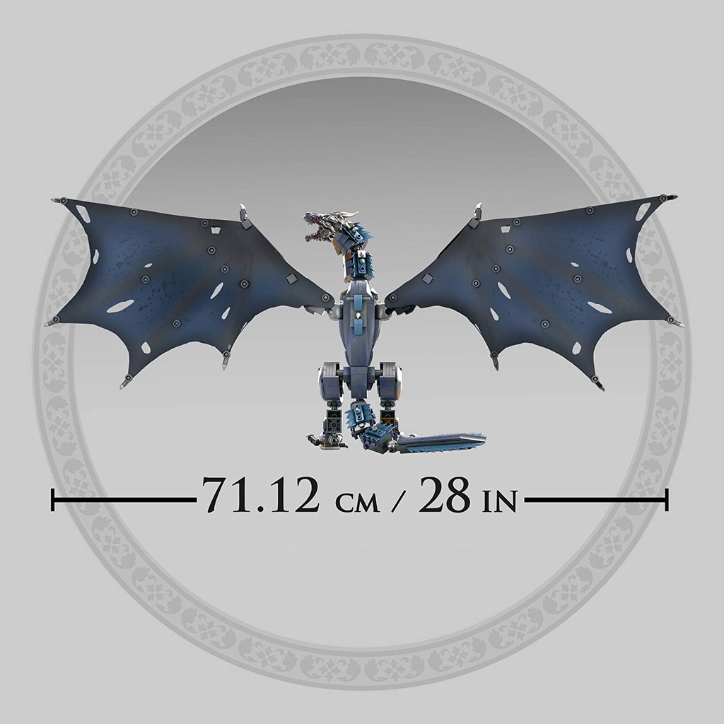 Mega Construx Game of Thrones Ice Viserion Showdown - Bộ xếp hình Mega Construx Rồng băng