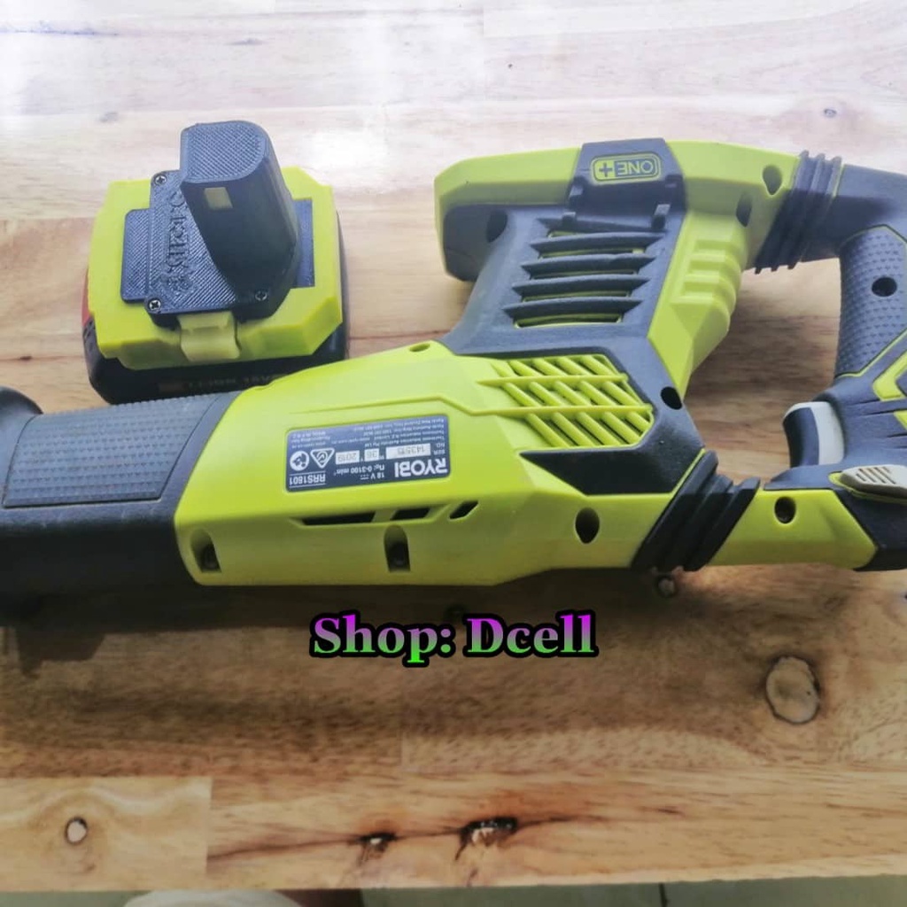 Đế Chuyển Pin Bos_ch Cho Máy Ryobi 18v In 3D Nhựa Chịu Lực Siêu Bền - Pin Bos_ch Sang Máy Ryobi