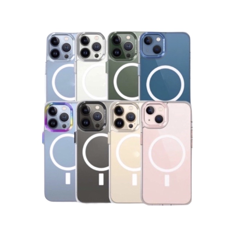 Ốp lưng trong suốt DEVILCASE tiêu chuẩn hỗ trợ sạc không dây, chống sốc tốt cho máy iP 13/ 13 Pro/ 13 Pro Max