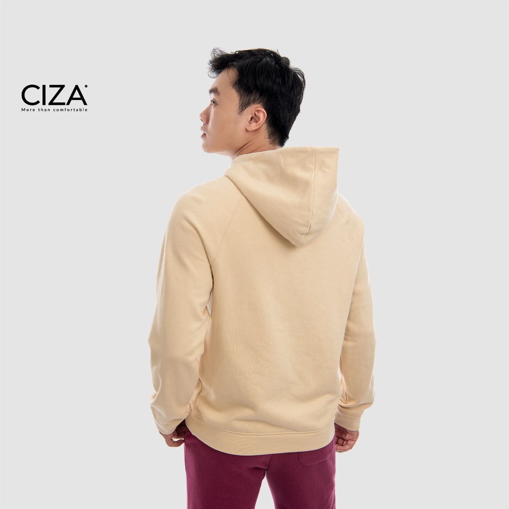 Áo hoodie dài tay nam CIZA form rộng vải nỉ chân cua sợi cotton trẻ trung cá tính  AHDR15